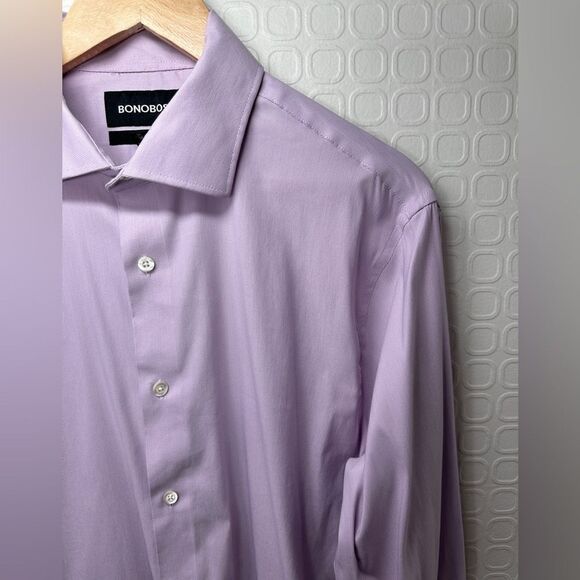 Bonobos Mens 17 35 Tailored Fit Stretch Long Sleeve Button Down Shirt - Picture 3 of 8